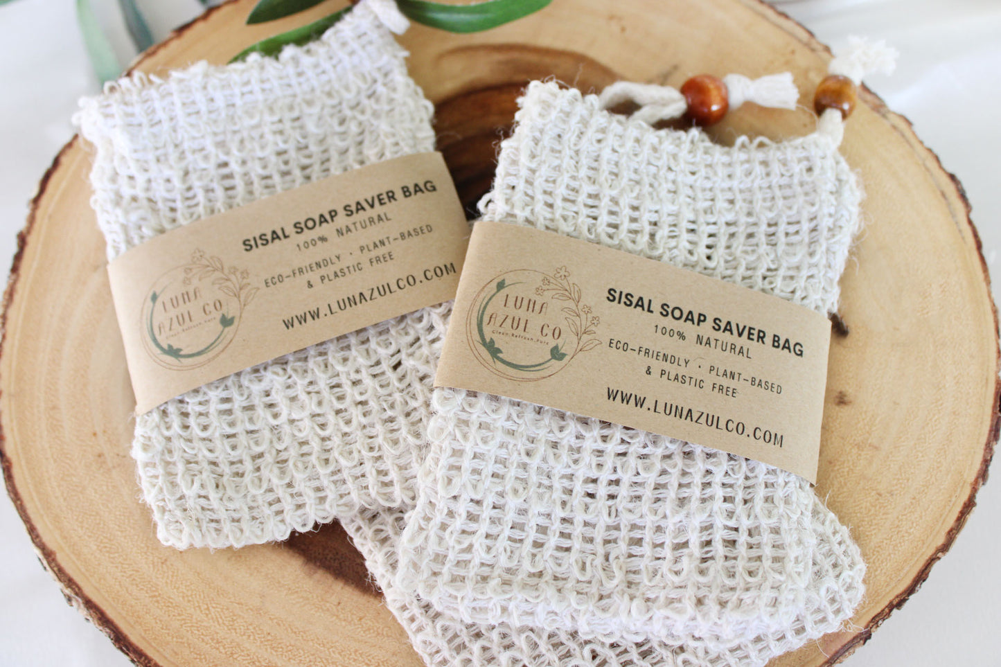 Sisal Soap Saver Pouch Bag