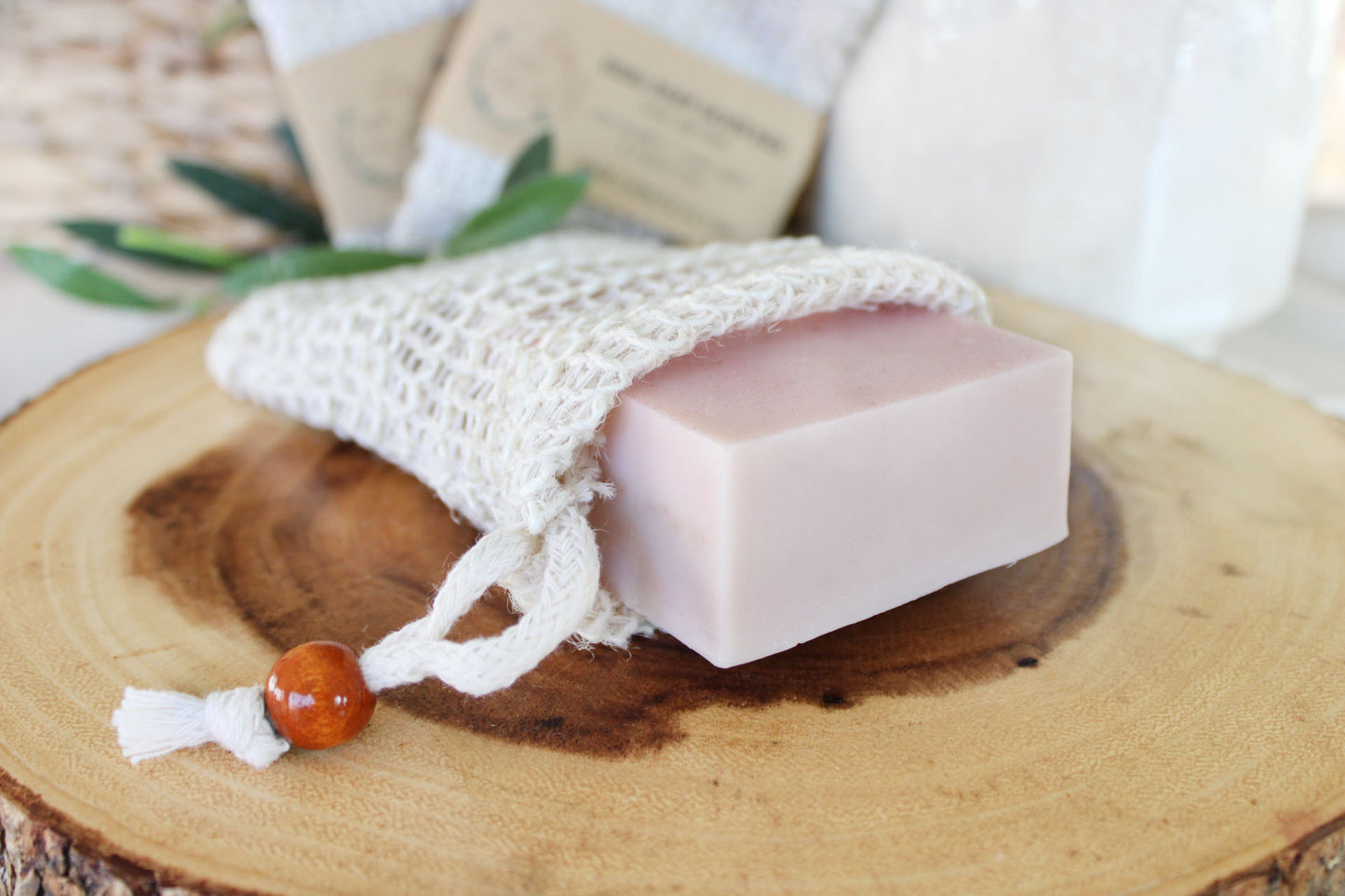 Sisal Soap Saver Pouch Bag