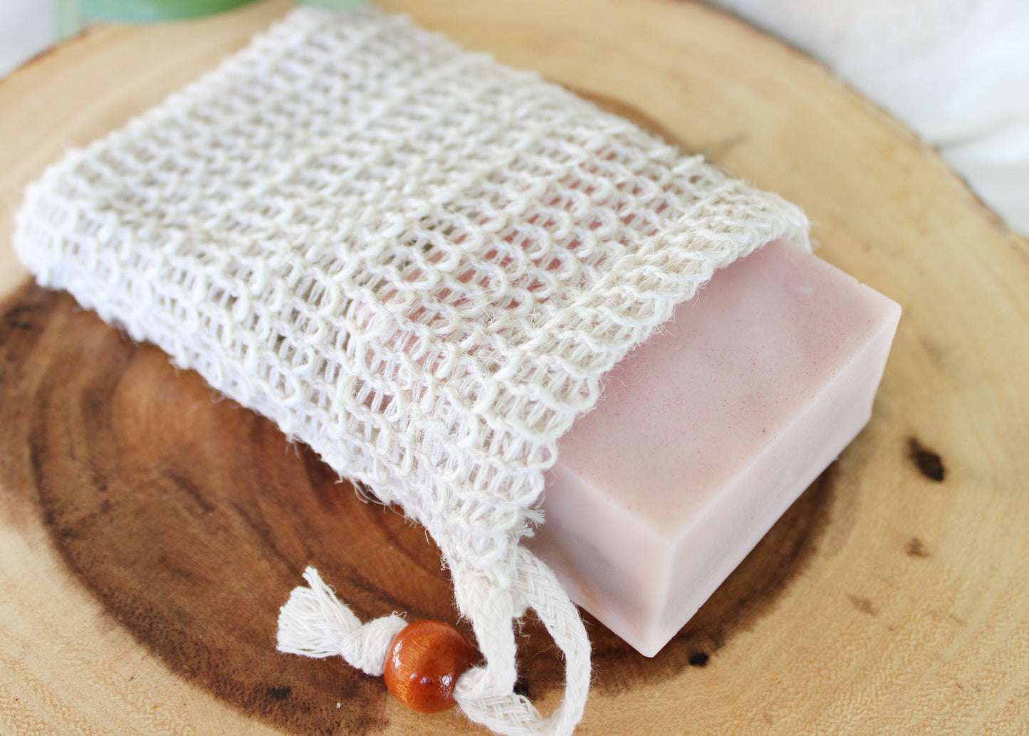 Sisal Soap Saver Pouch Bag