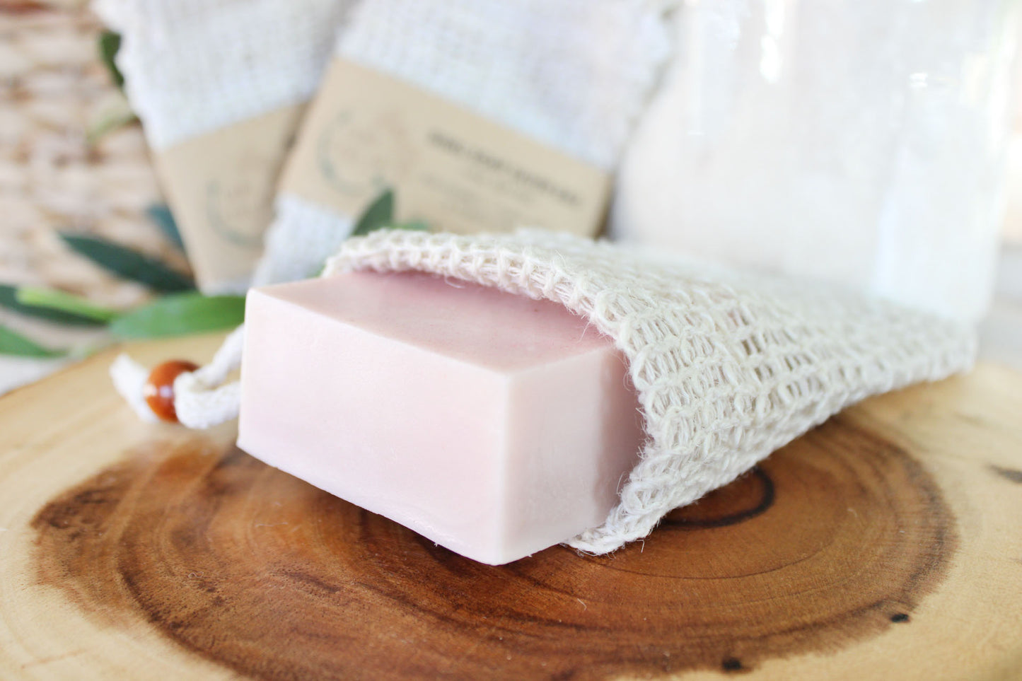 Sisal Soap Saver Pouch Bag