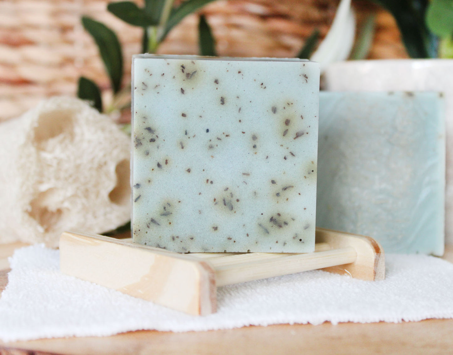 Rosemary Peppermint Loofah Soap with Shea Butter - 5.5oz