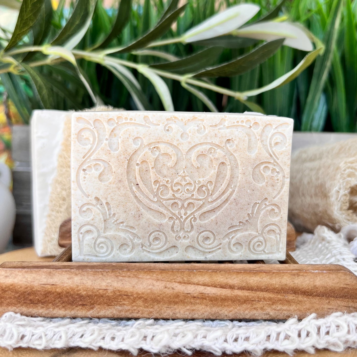 Oatmeal Loofah Soap Bar