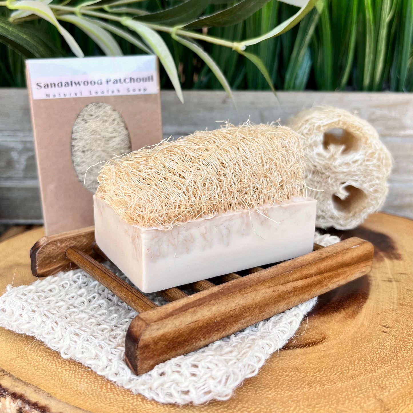 Sandalwood Patchouli Loofah Soap Bar