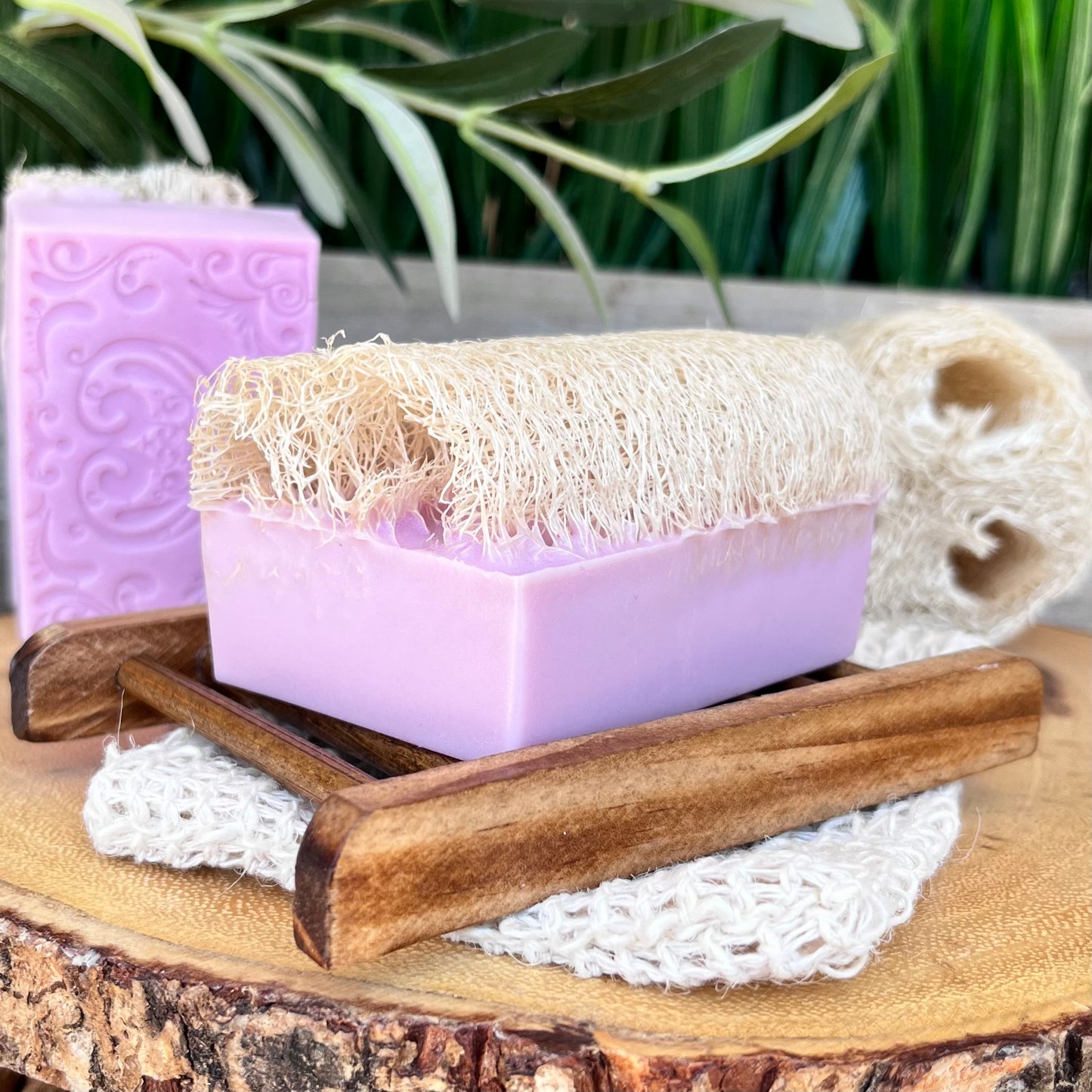 Berry Vanilla Shea Butter Loofah Soap Bar