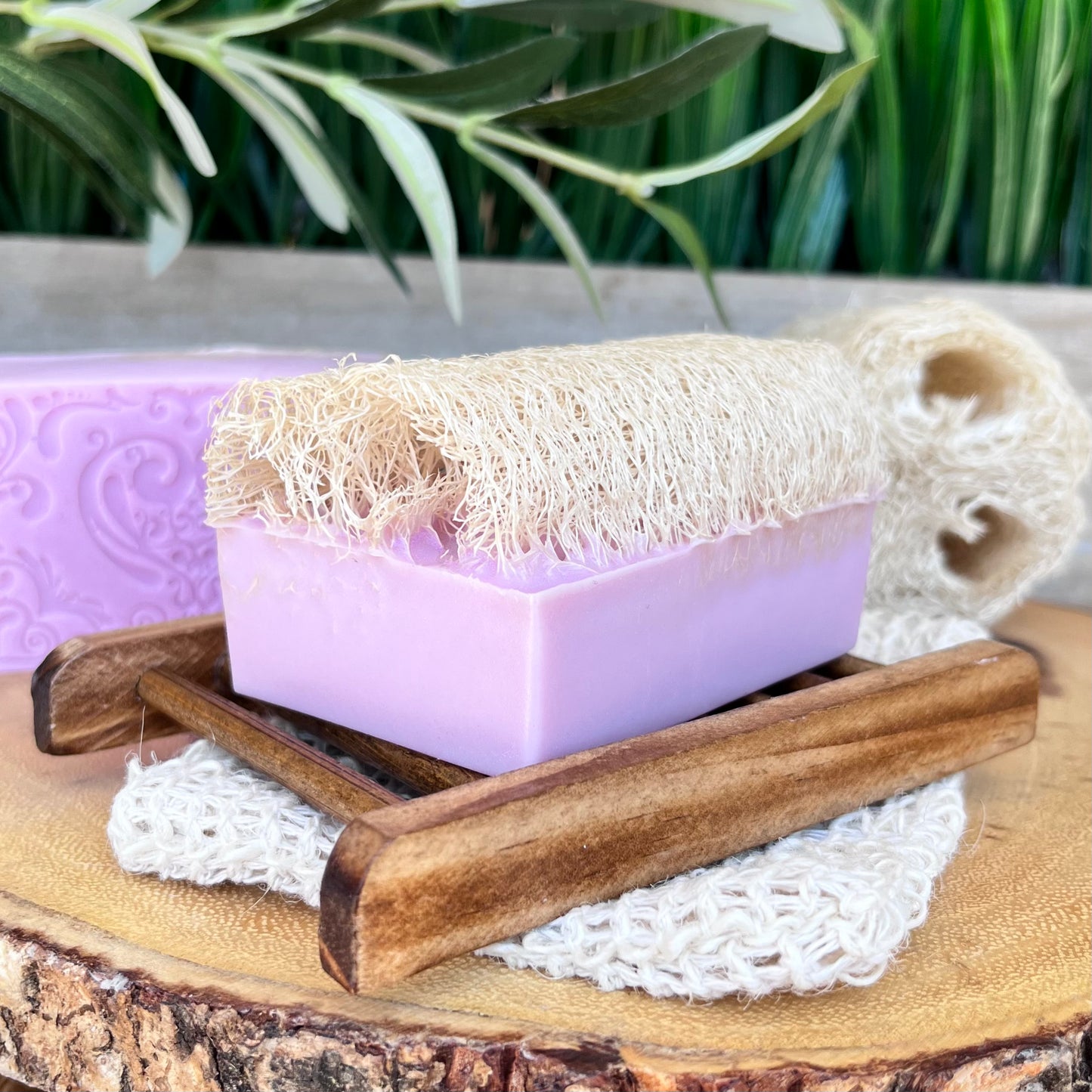 Berry Vanilla Shea Butter Loofah Soap Bar