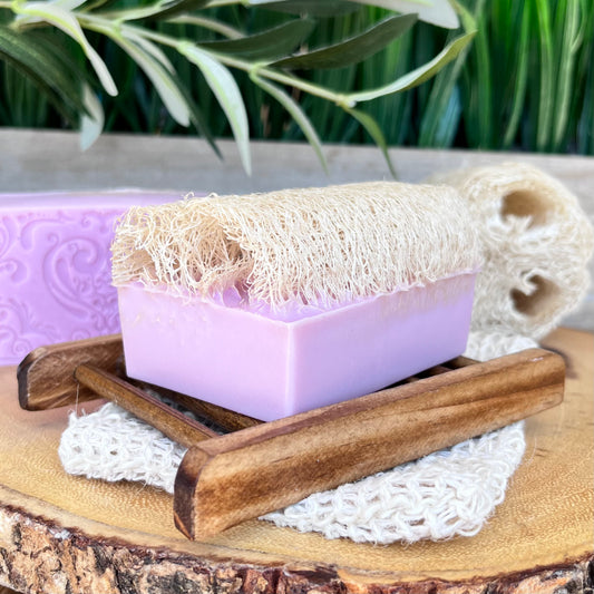 Berry Vanilla Shea Butter Loofah Soap Bar