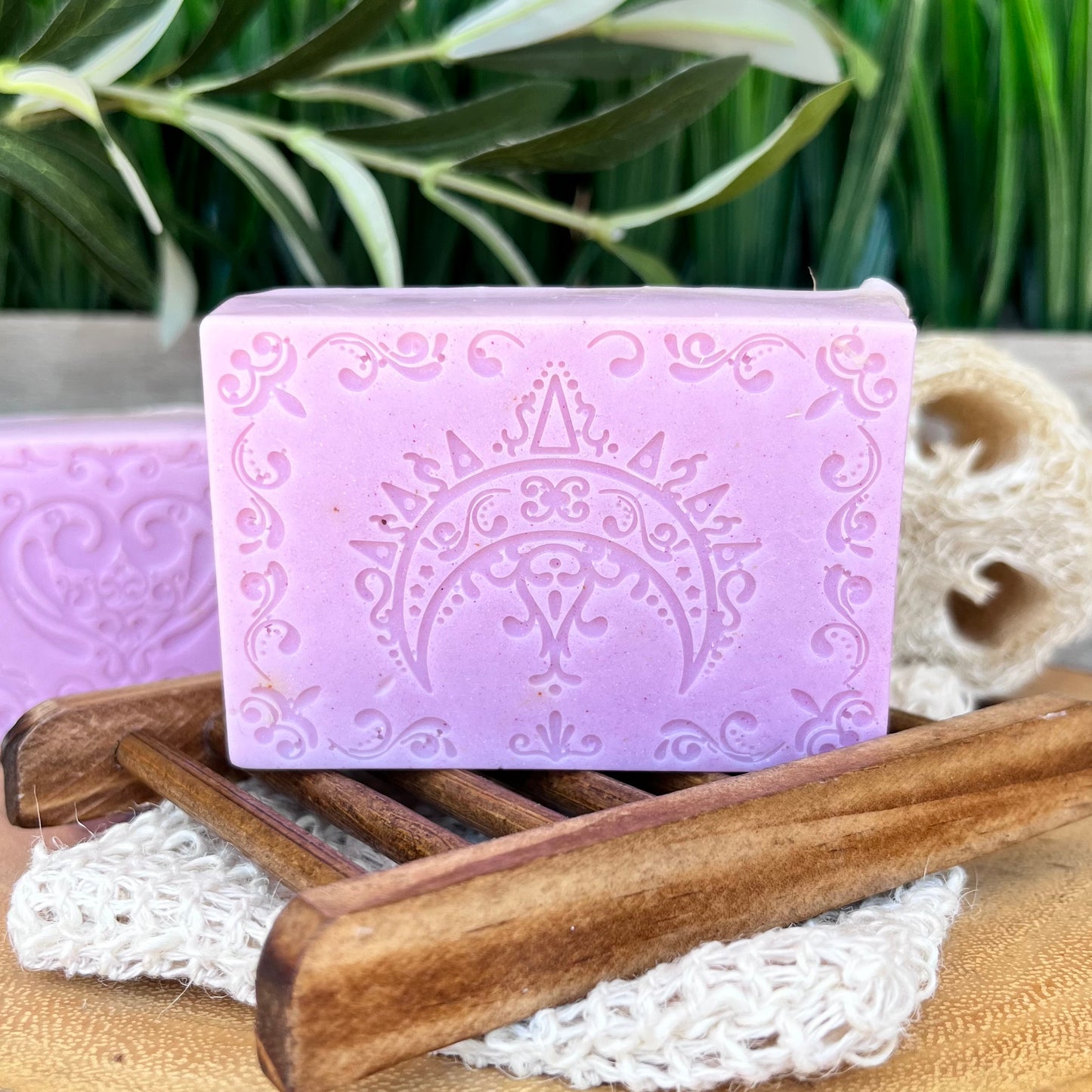 Berry Vanilla Shea Butter Loofah Soap Bar