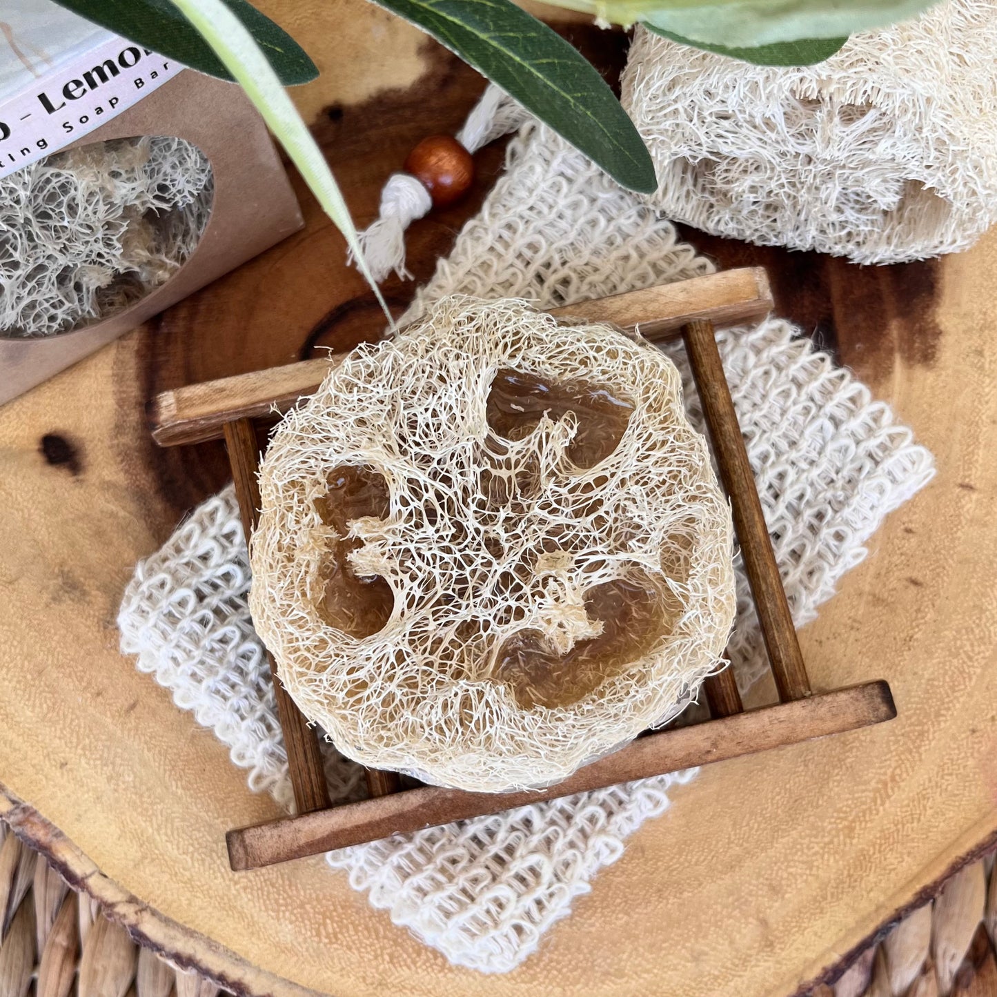 Foot Scrub Loofah Soap Bar | Deep Exfoliation