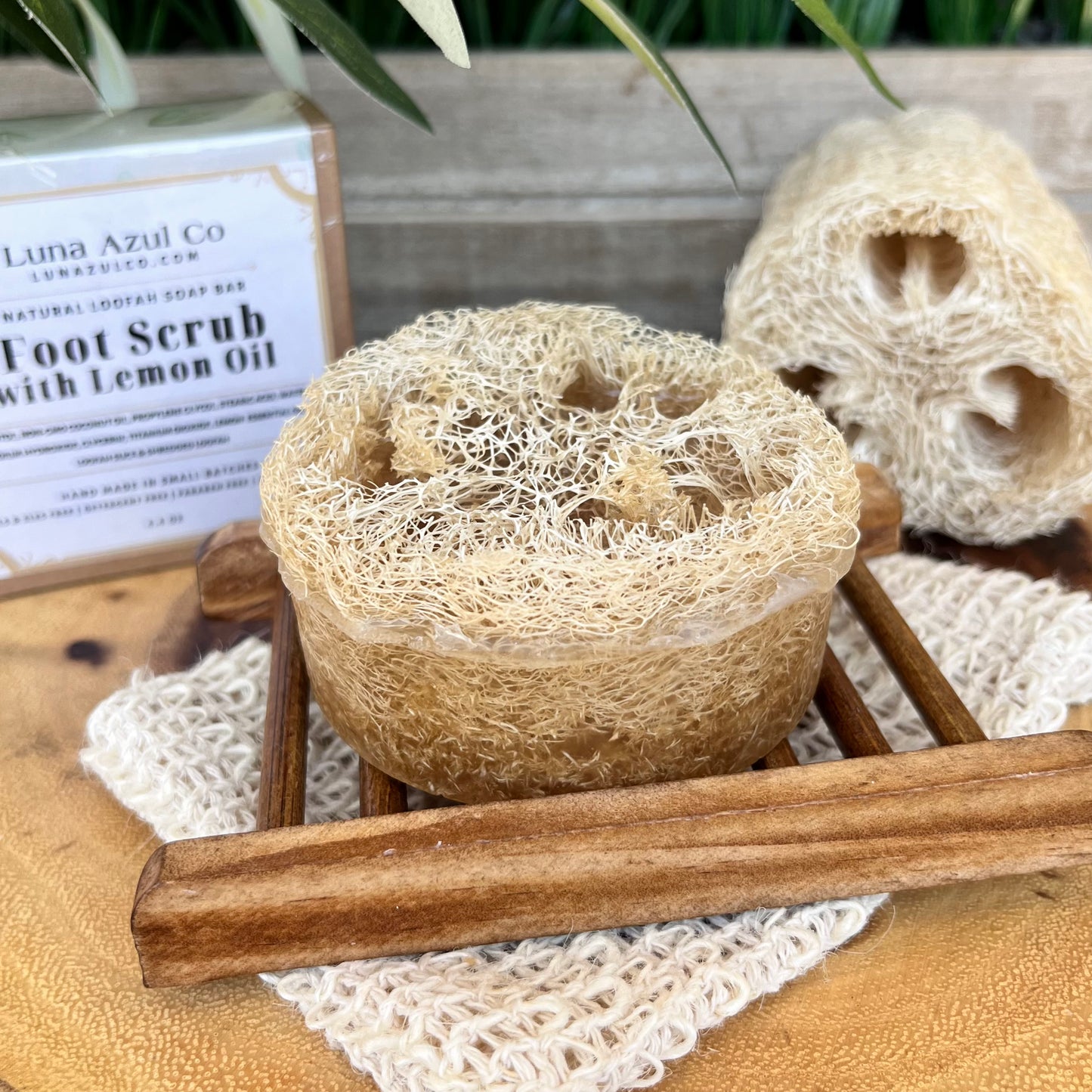 Foot Scrub Loofah Soap Bar | Deep Exfoliation