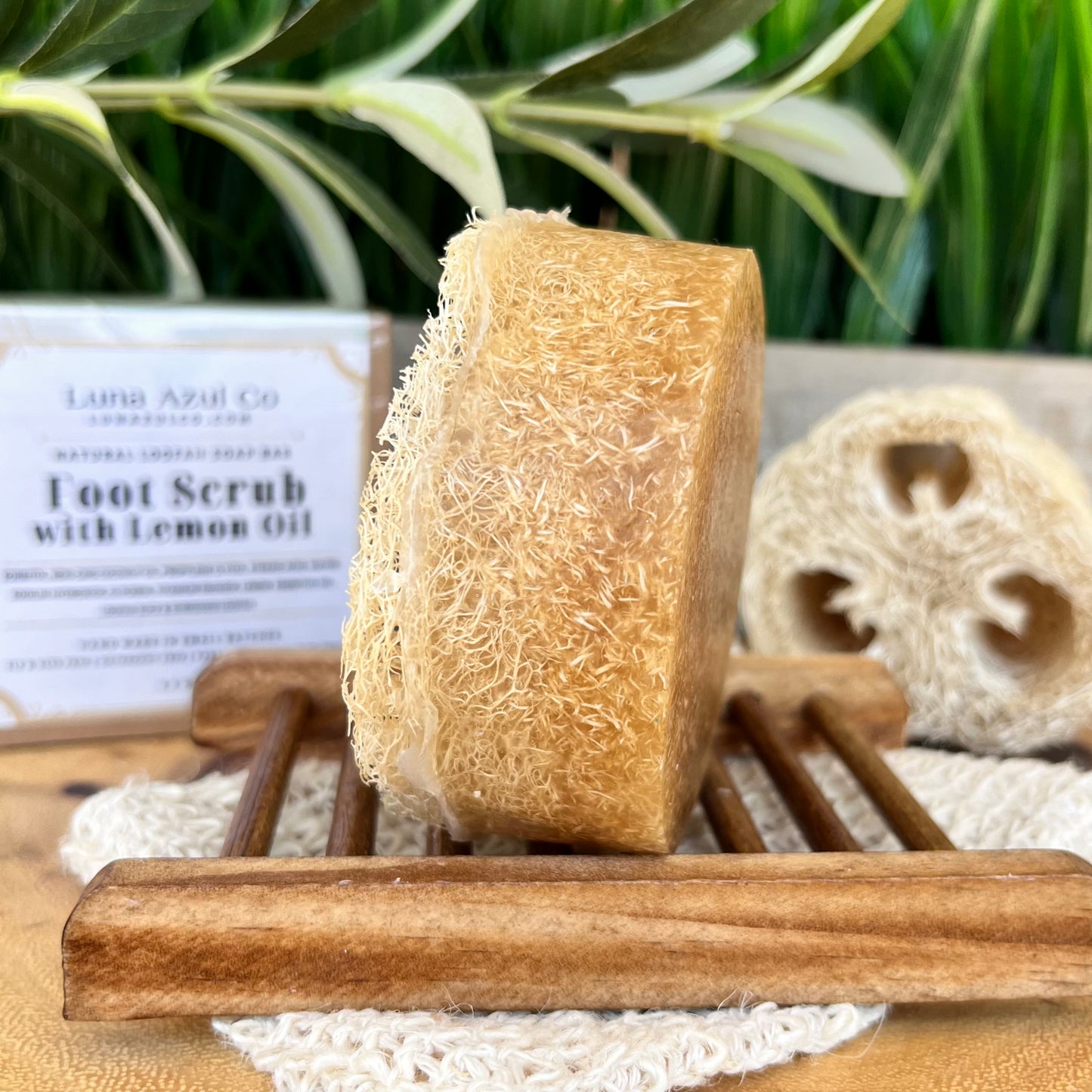 Foot Scrub Loofah Soap Bar | Deep Exfoliation