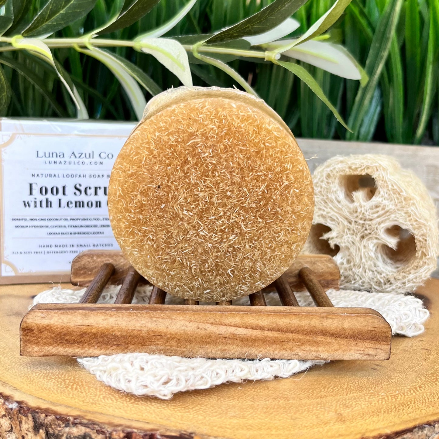 Foot Scrub Loofah Soap Bar | Deep Exfoliation