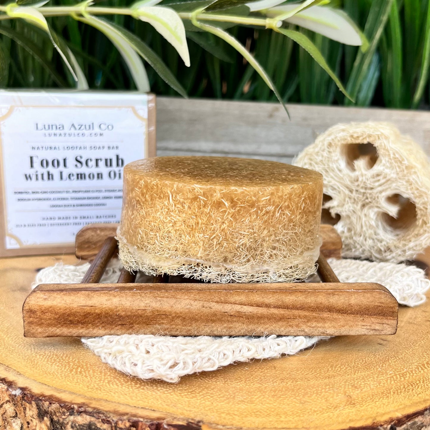 Foot Scrub Loofah Soap Bar | Deep Exfoliation