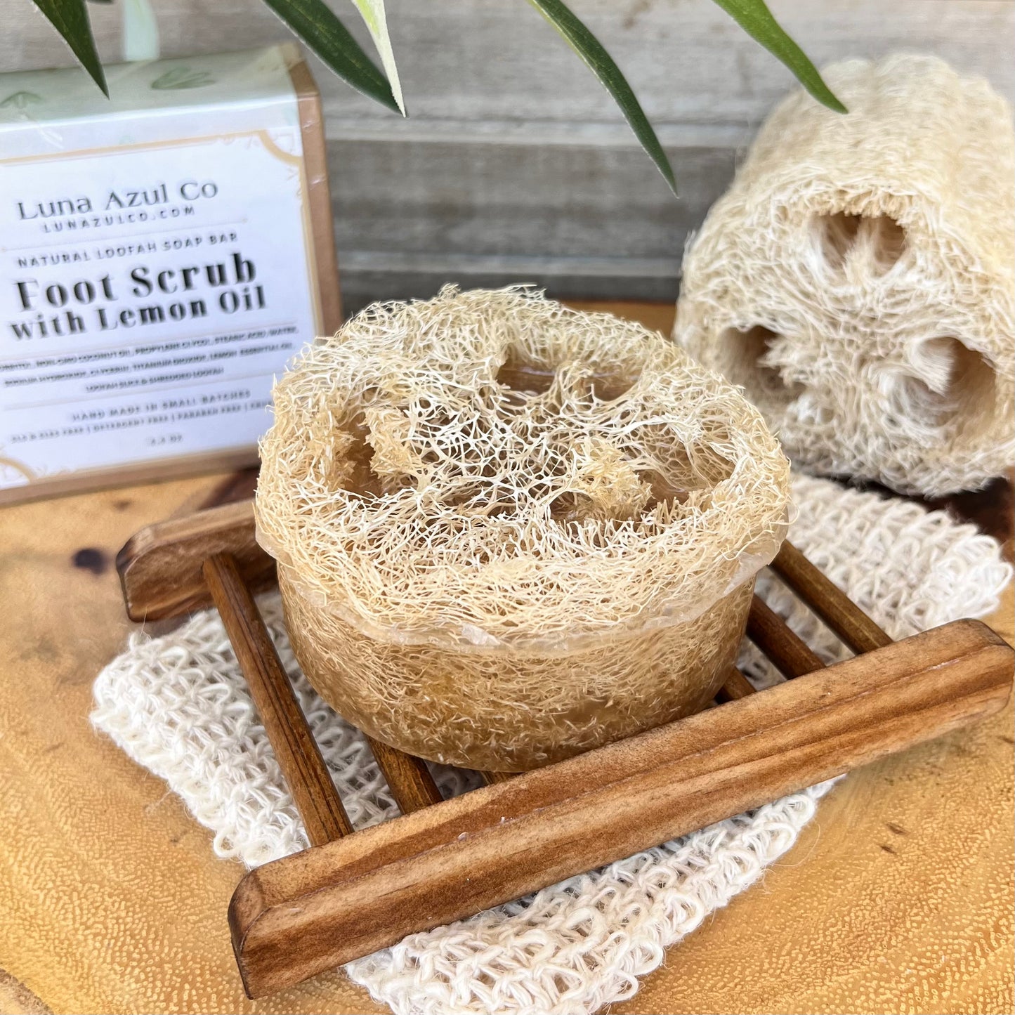 Foot Scrub Loofah Soap Bar | Deep Exfoliation