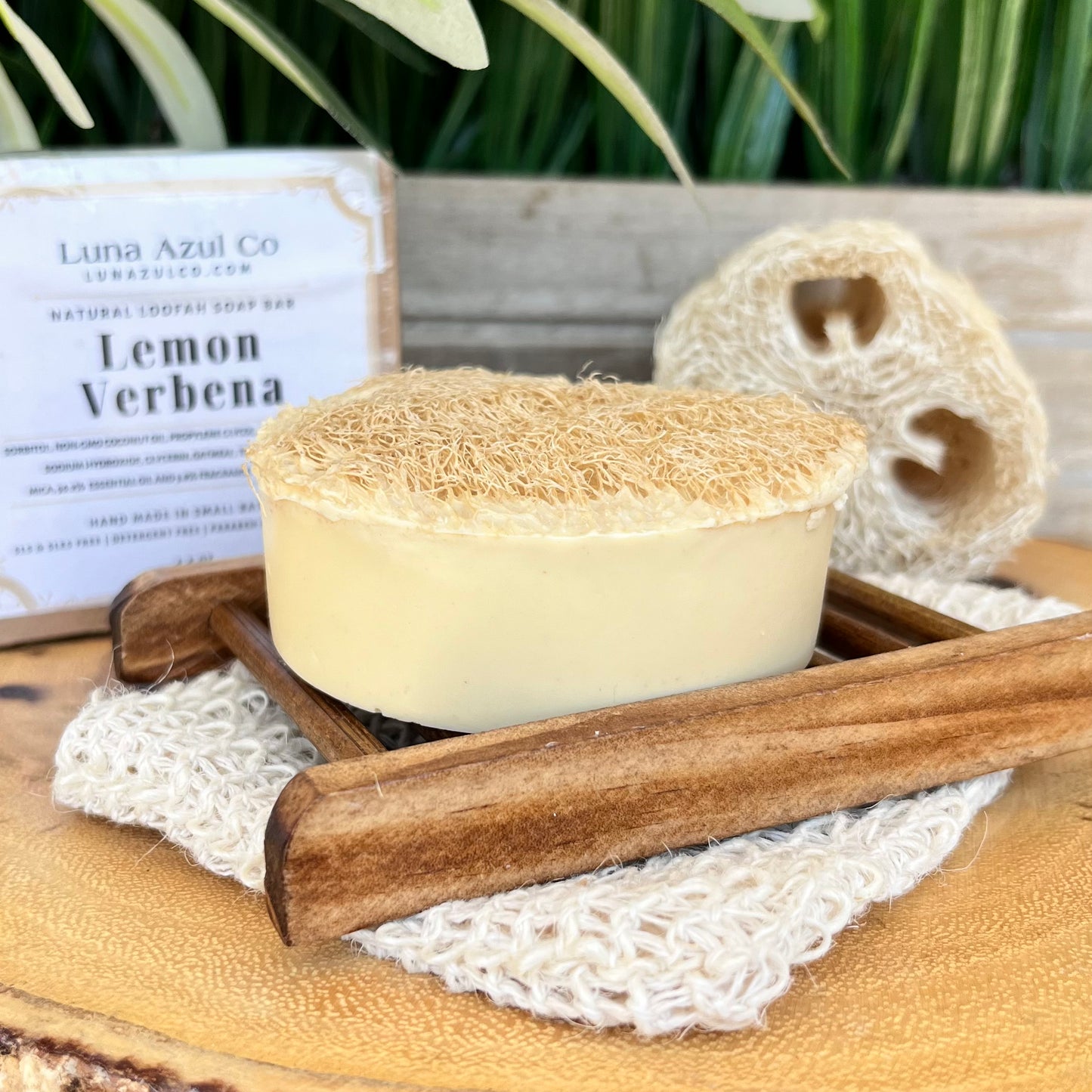 Lemon Verbena Loofah Soap Bar