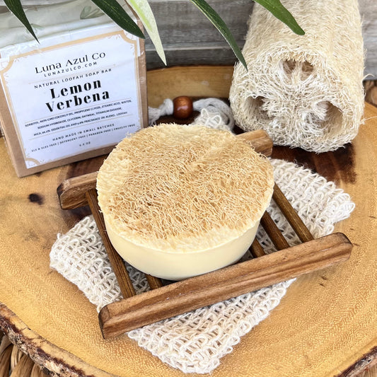 Lemon Verbena Loofah Soap Bar