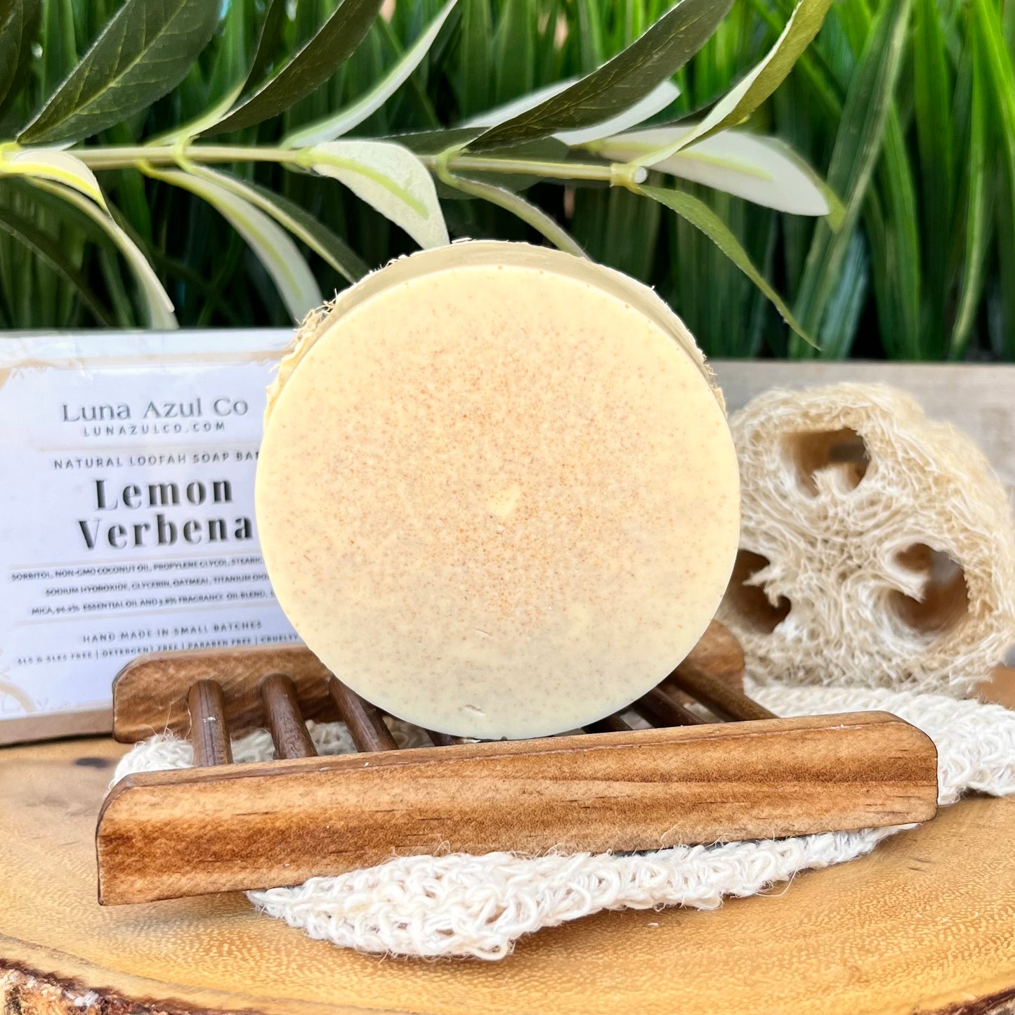 Lemon Verbena Loofah Soap Bar