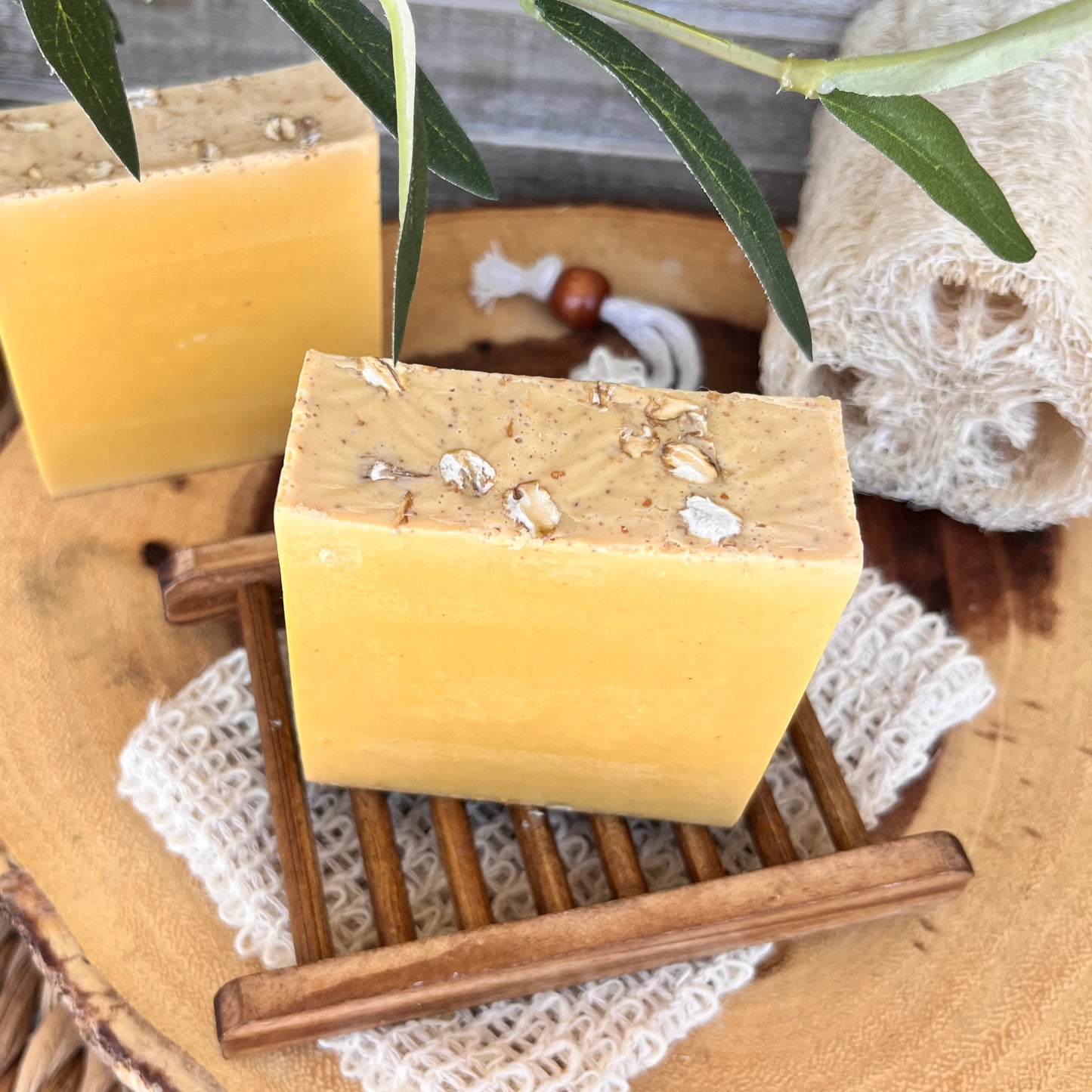 Organic Turmeric Oatmeal Soap Bar