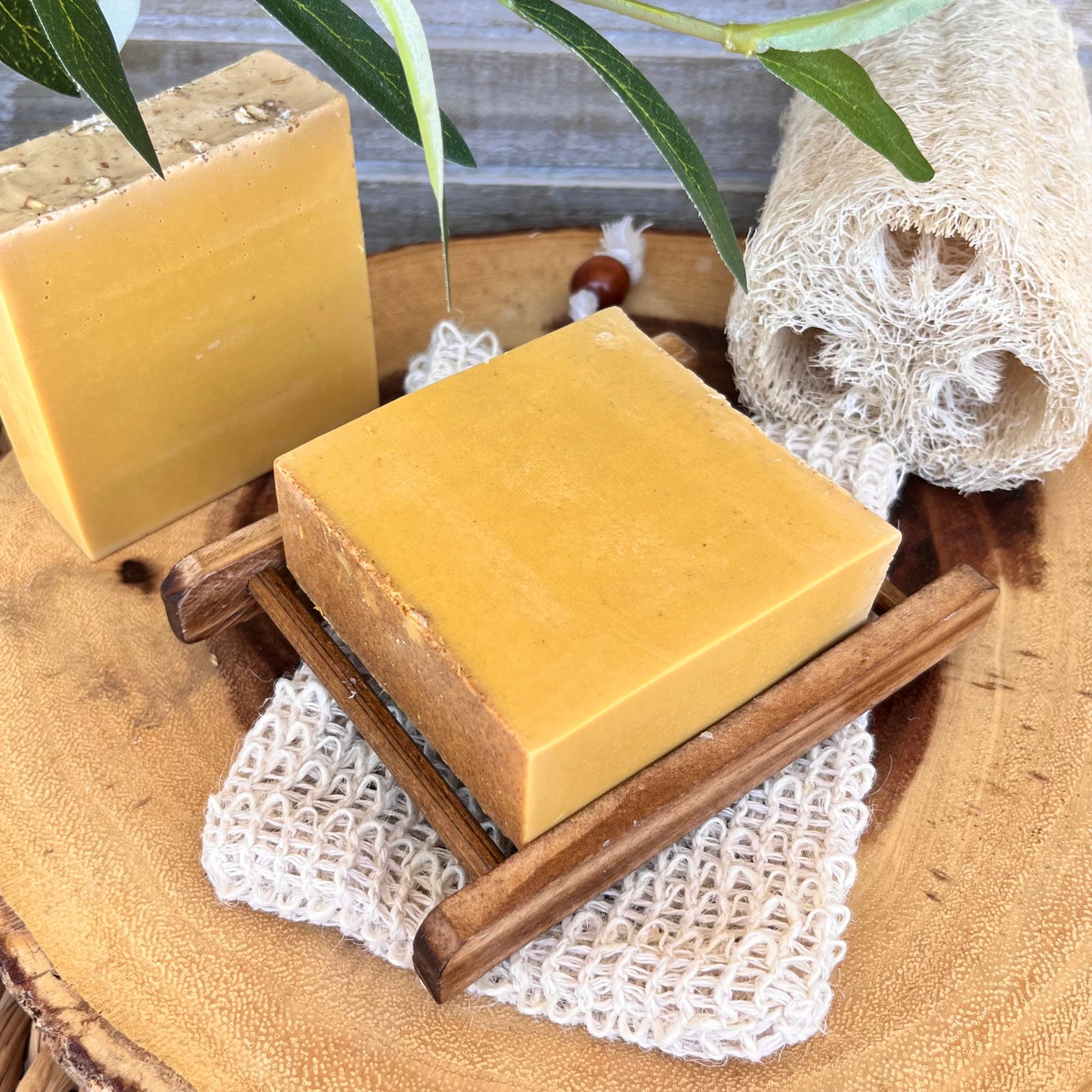 Organic Turmeric Oatmeal Soap Bar