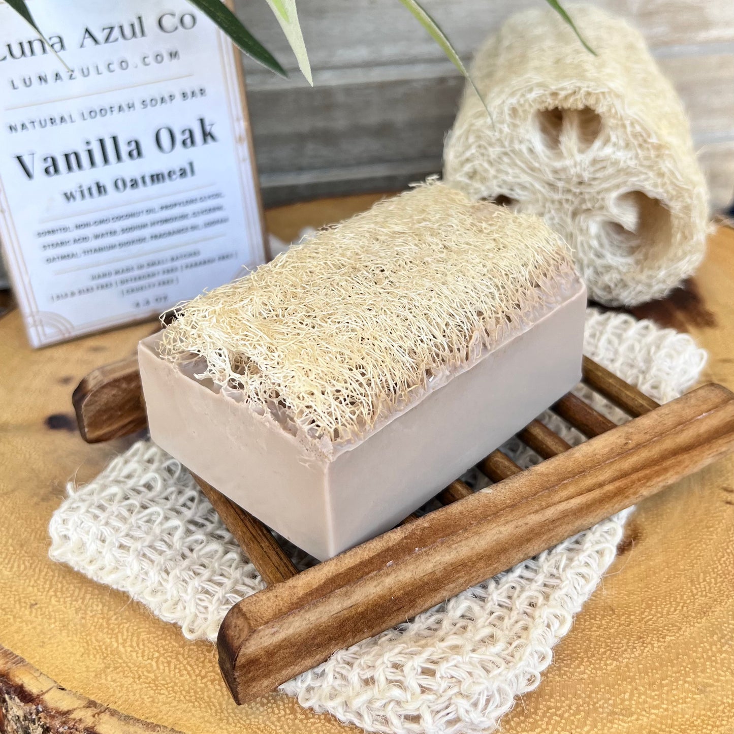 Vanilla Oak Loofah Soap Bar