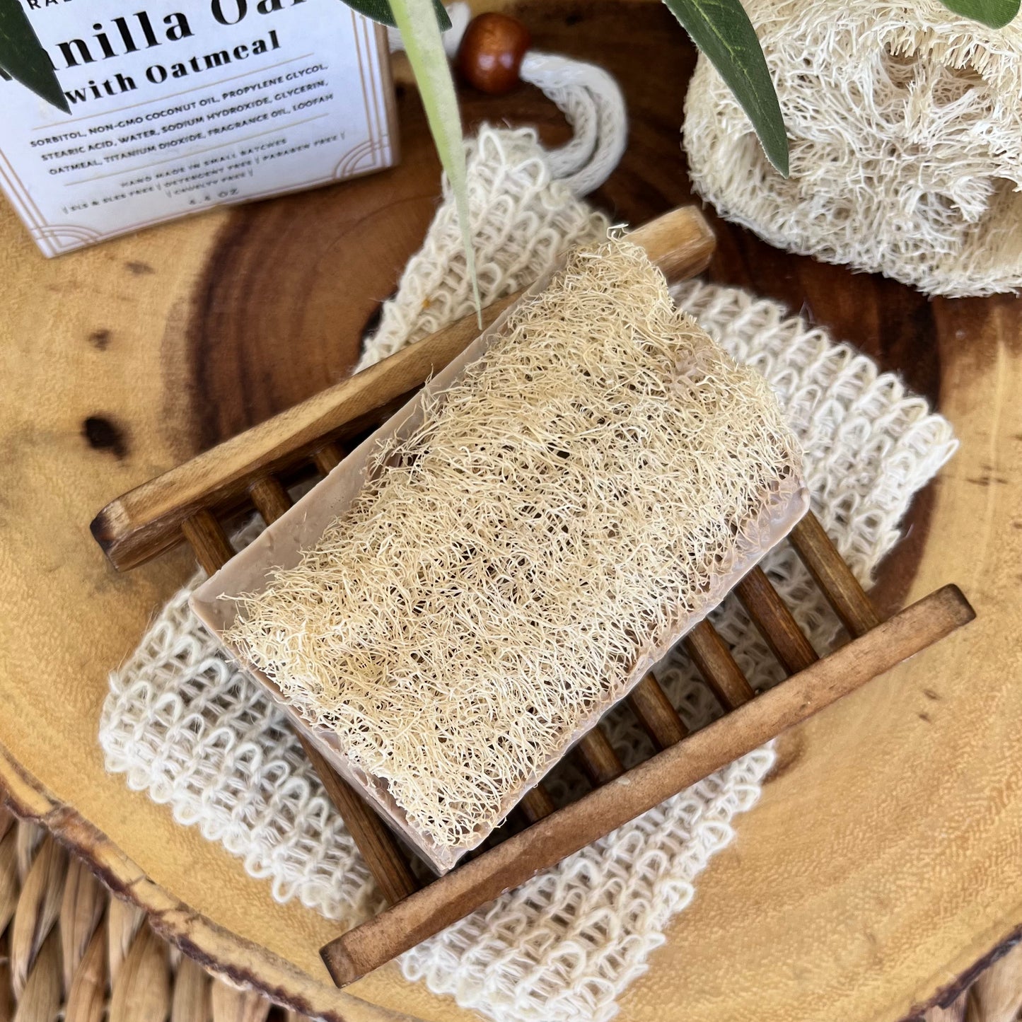 Vanilla Oak Loofah Soap Bar