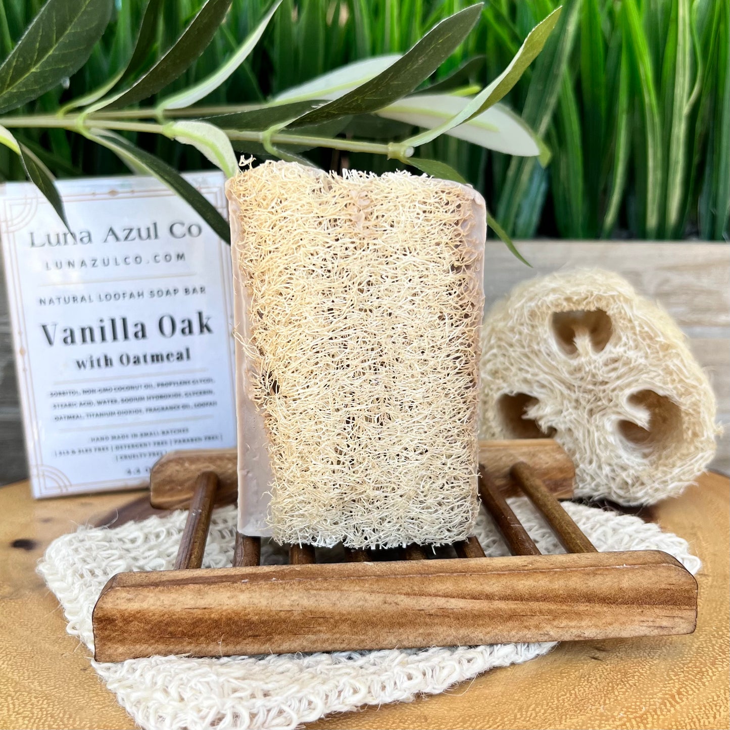 Vanilla Oak Loofah Soap Bar