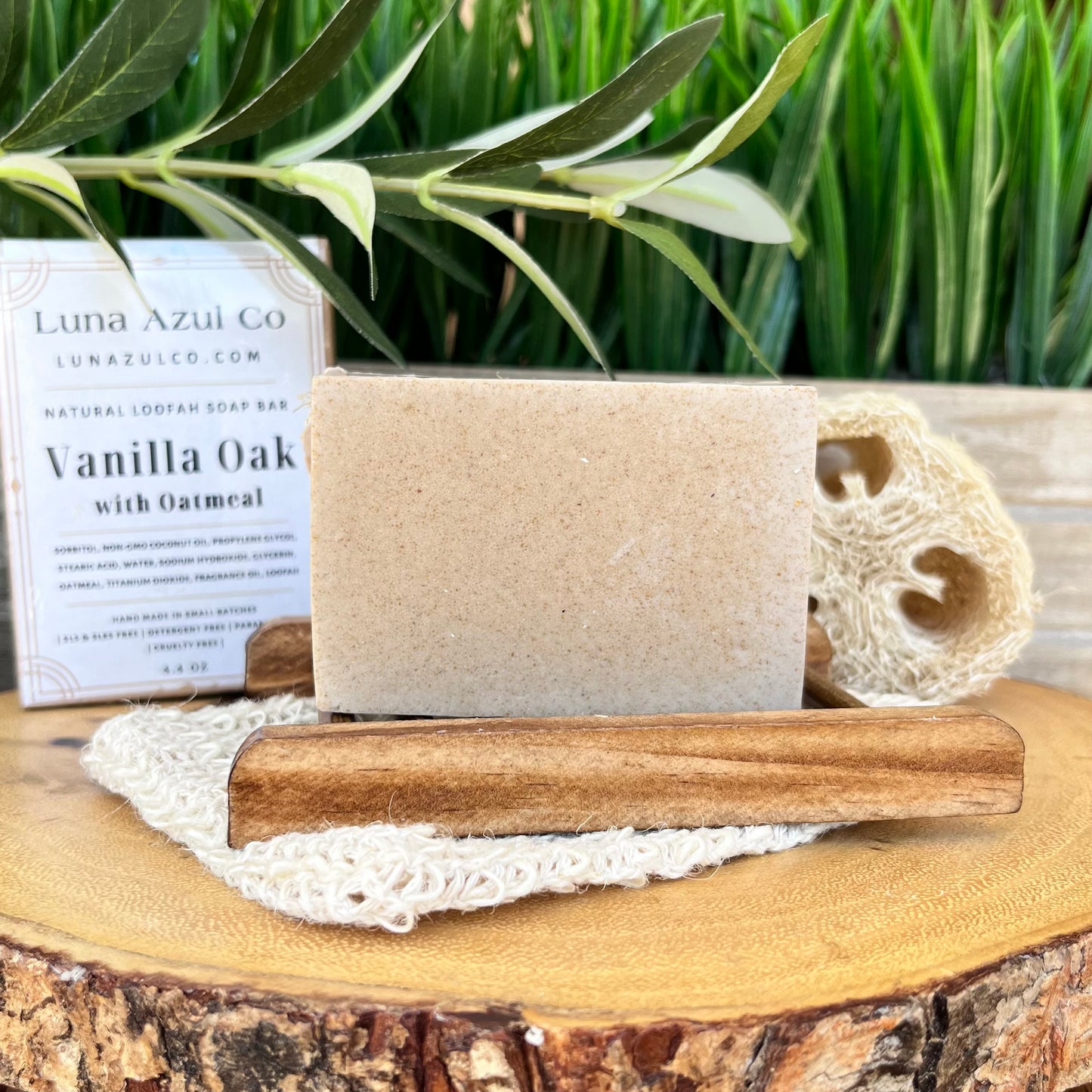 Vanilla Oak Loofah Soap Bar