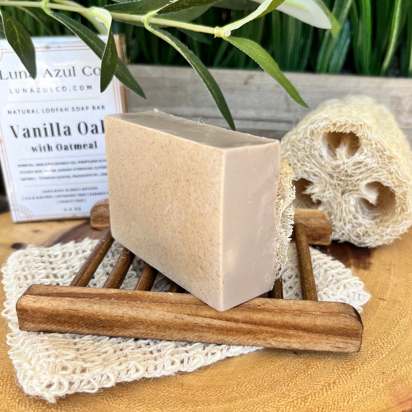 Vanilla Oak Loofah Soap Bar