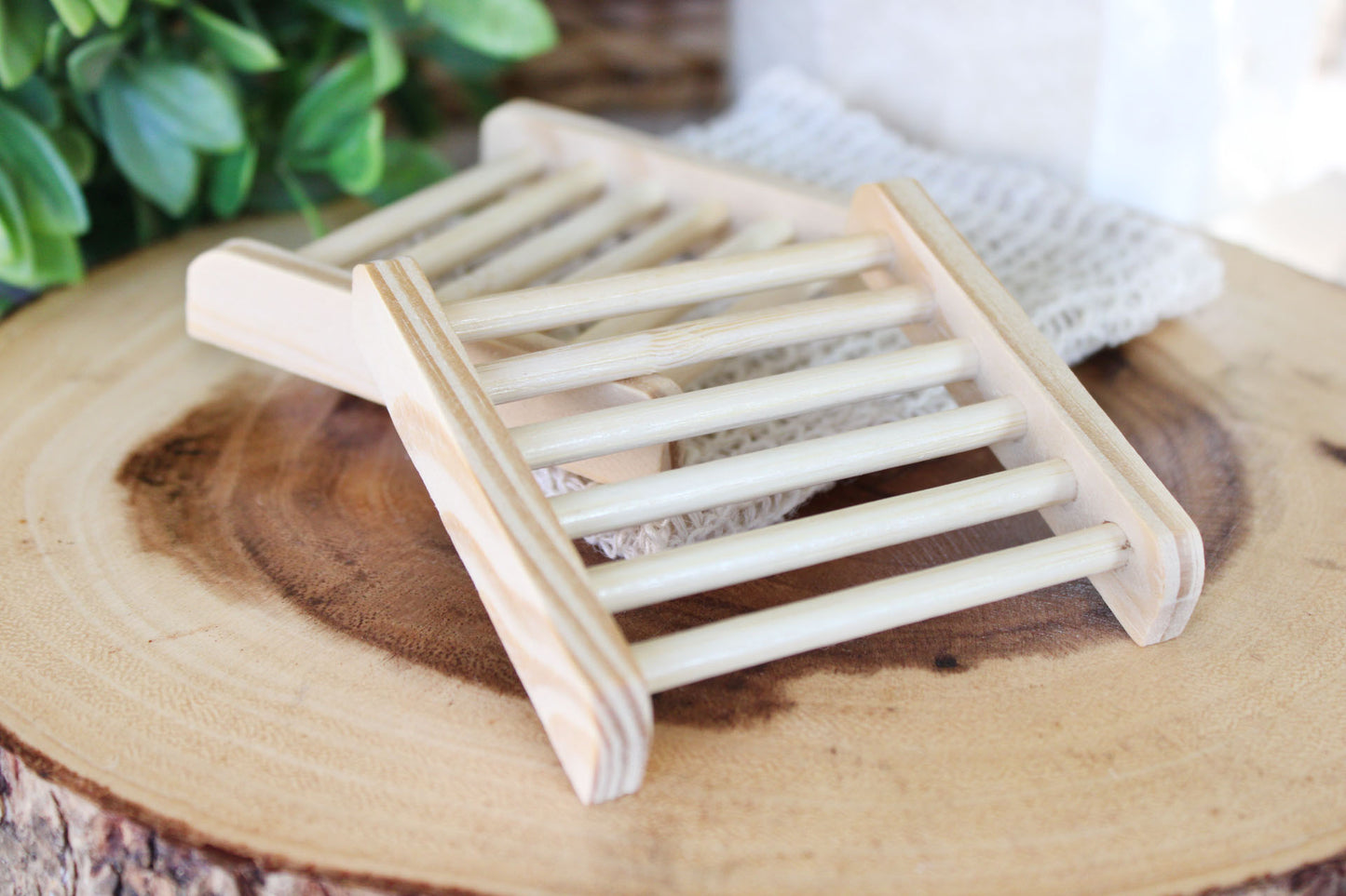 Bamboo Soap Dish Tray - Small