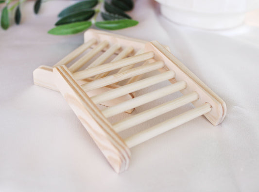 Bamboo Soap Dish Tray - Small