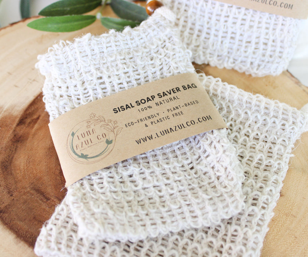Sisal Soap Saver Pouch Bag