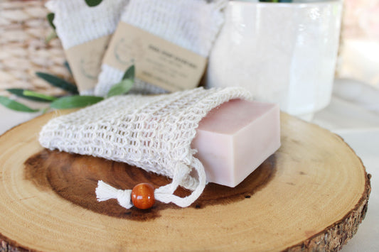 Sisal Soap Saver Pouch Bag