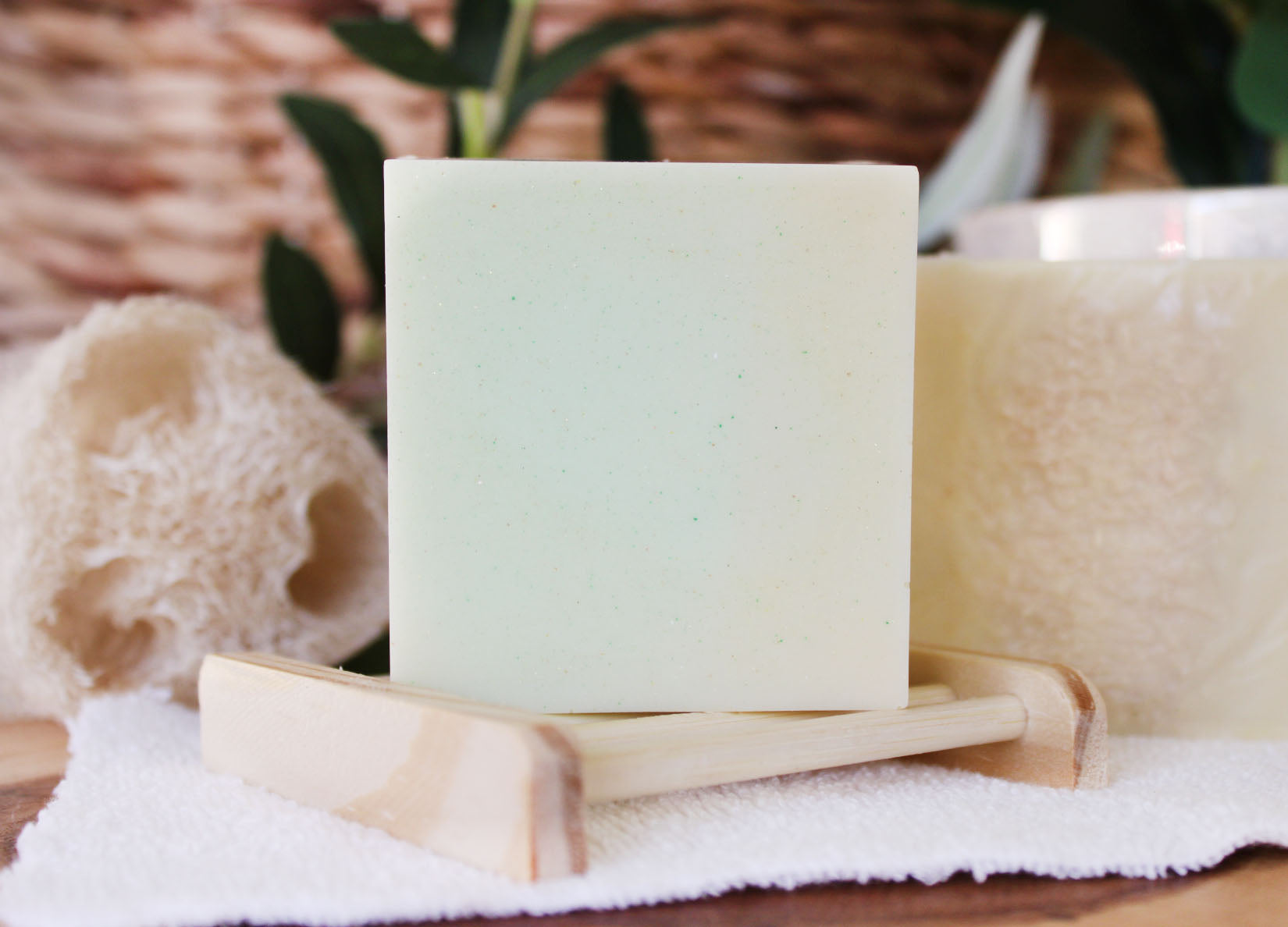 Lemon Verbena Loofah Soap with Goat Milk - 5.5oz