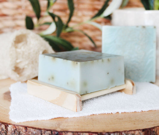 Rosemary Peppermint Loofah Soap with Shea Butter - 5.5oz