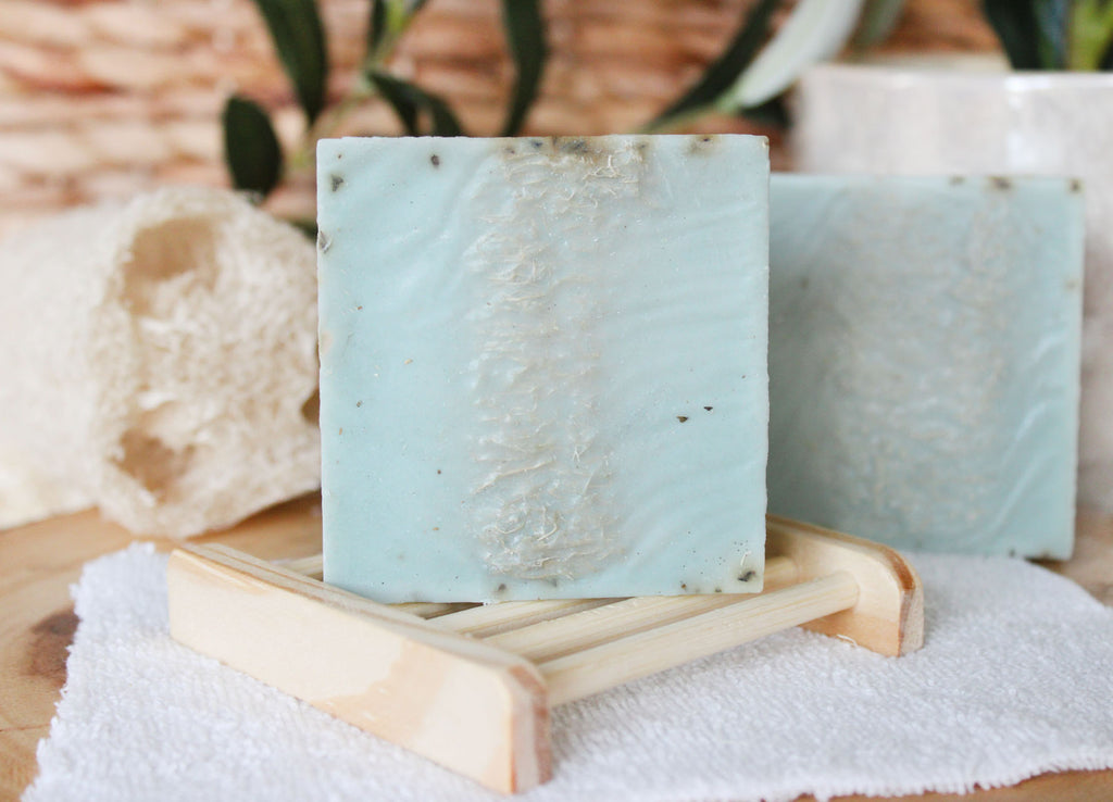 Rosemary Peppermint Loofah Soap with Shea Butter - 5.5oz