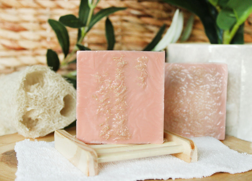 Merry Cranberry Loofah Soap with Goat Milk - 5.5oz