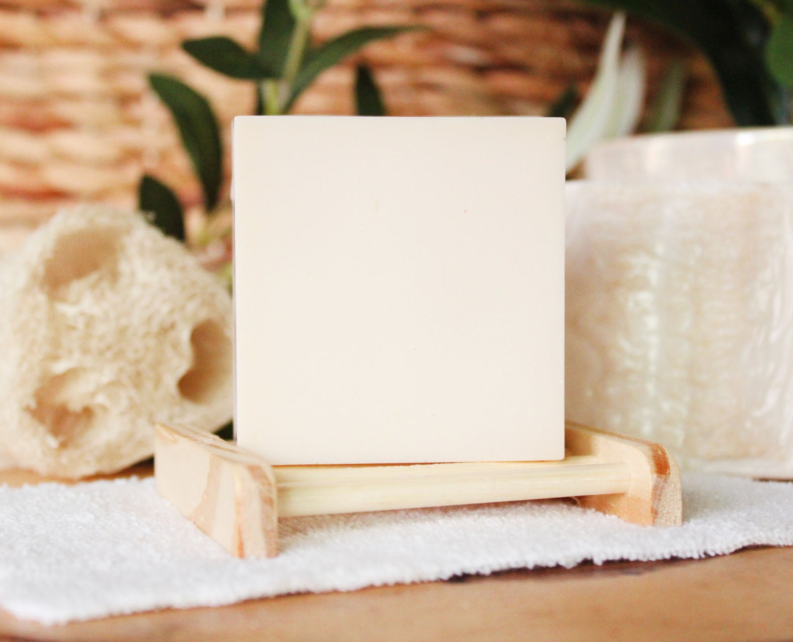 Coconut Shea Loofah Soap with Shea Butter - 5.5oz