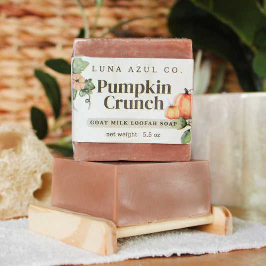 Pumpkin Crunch Loofah Soap with Goat Milk - 5.5oz