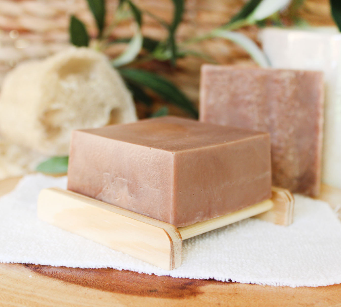 Vanilla Oak Loofah Soap with Goat Milk - 5.5oz