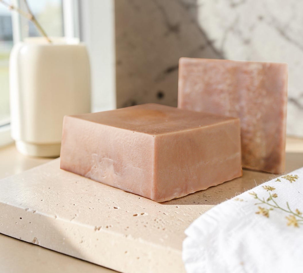 Vanilla Oak Goat Milk Loofah Soap Bar - 5.5oz