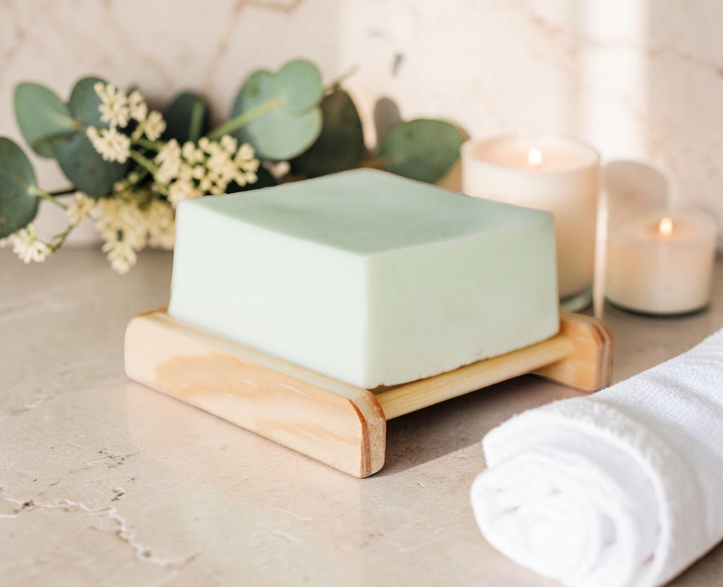 Eucalyptus Shea Butter Loofah Soap Bar - 5.5oz