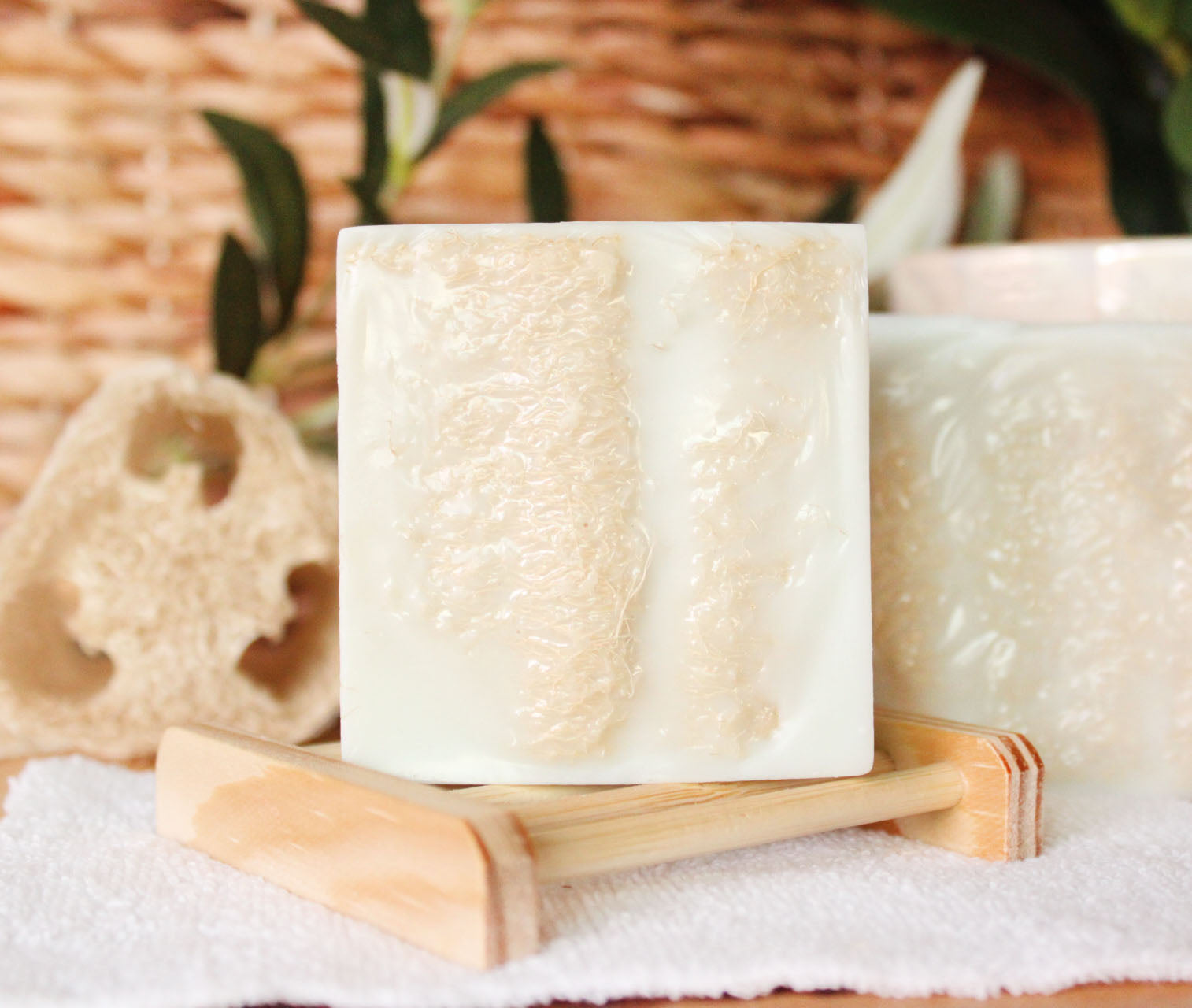 Cedarwood Sage Loofah Soap with Goat Milk - 5.5oz