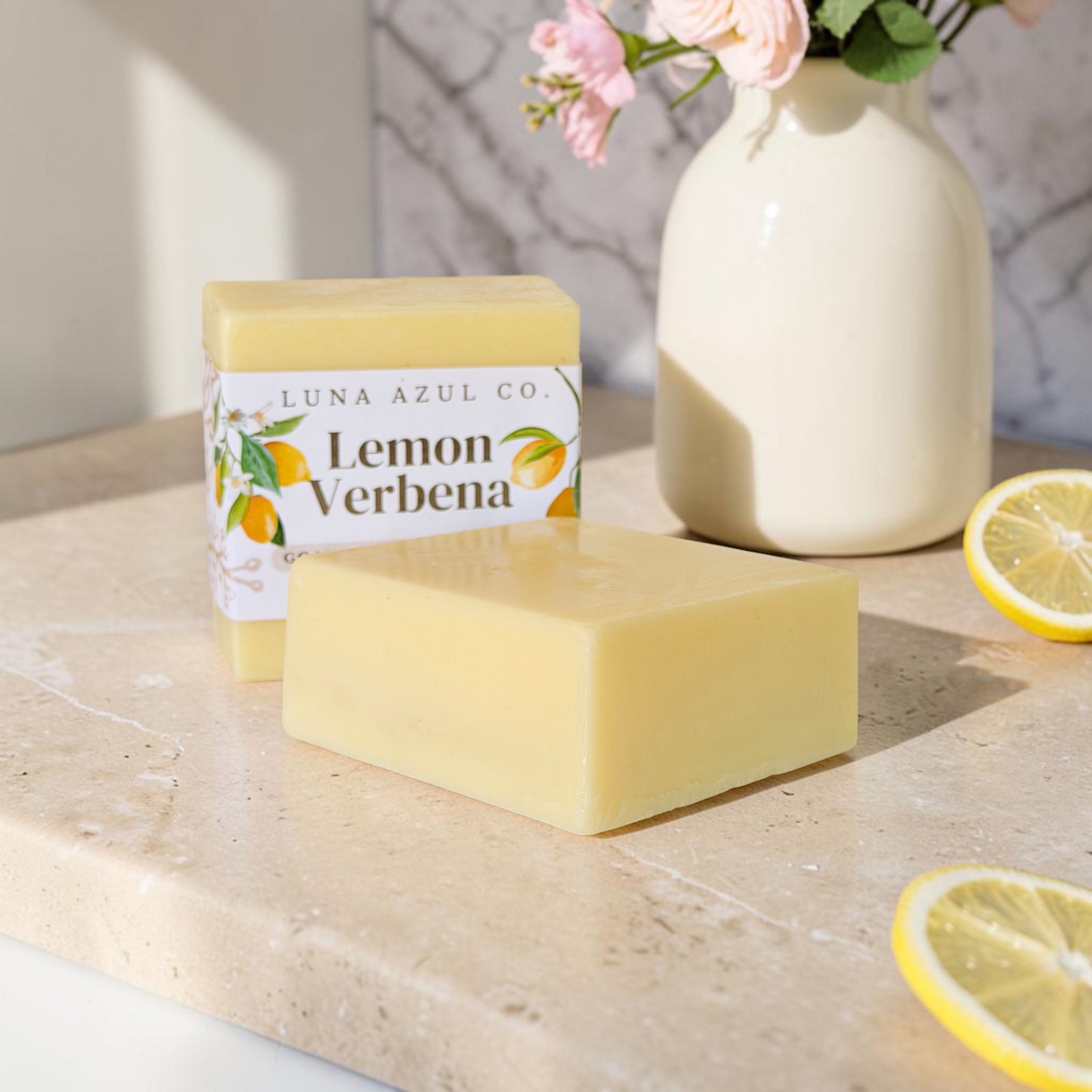 Lemon Verbena Goat Milk Loofah Soap Bar - 5.5oz