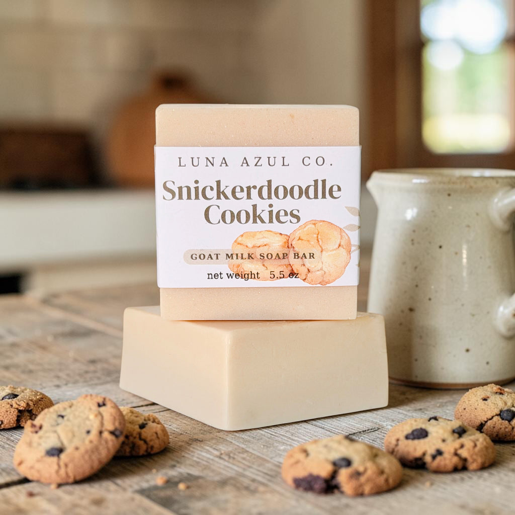 Snickerdoodle Cookies Goat Milk Loofah Soap Bar - 5.5oz