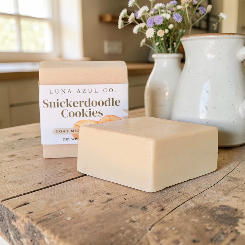 Snickerdoodle Cookies Goat Milk Loofah Soap Bar - 5.5oz