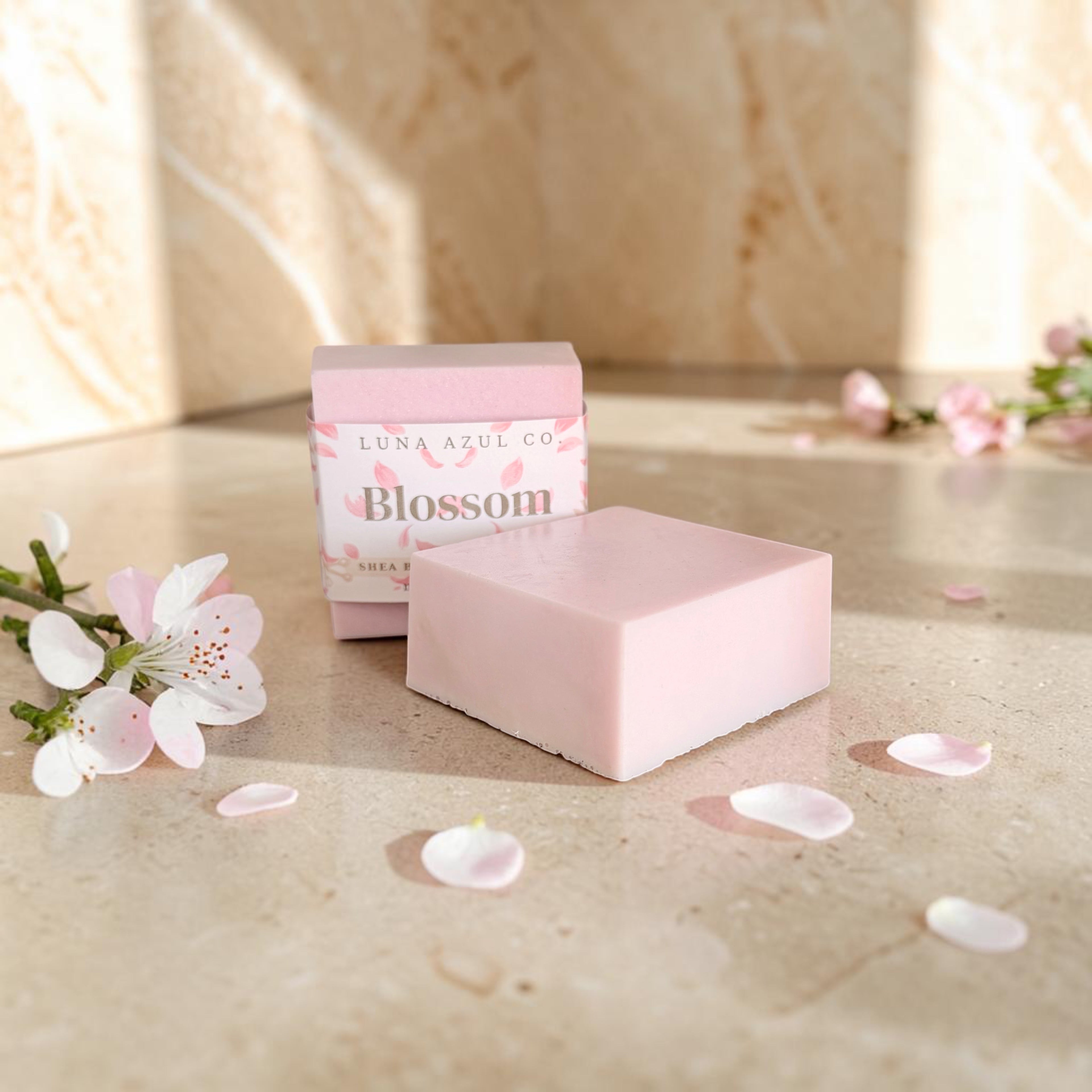Blossom Shea Butter Loofah Soap Bar - 5.5oz