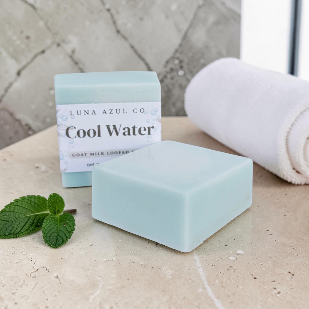 Cool Water Goat Milk Loofah Soap Bar - 5.5oz