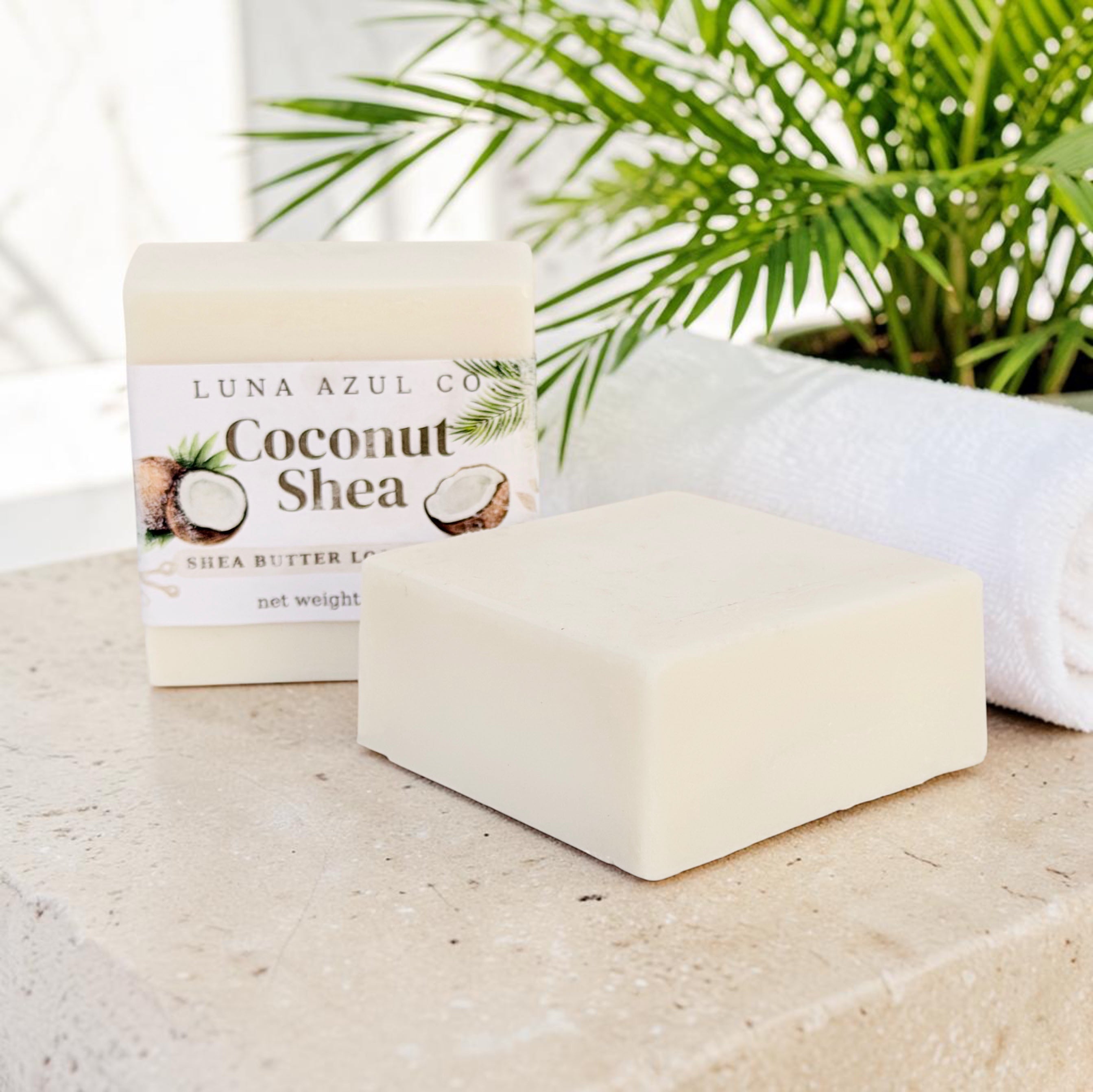 Coconut Shea Butter Loofah Soap Bar - 5.5oz