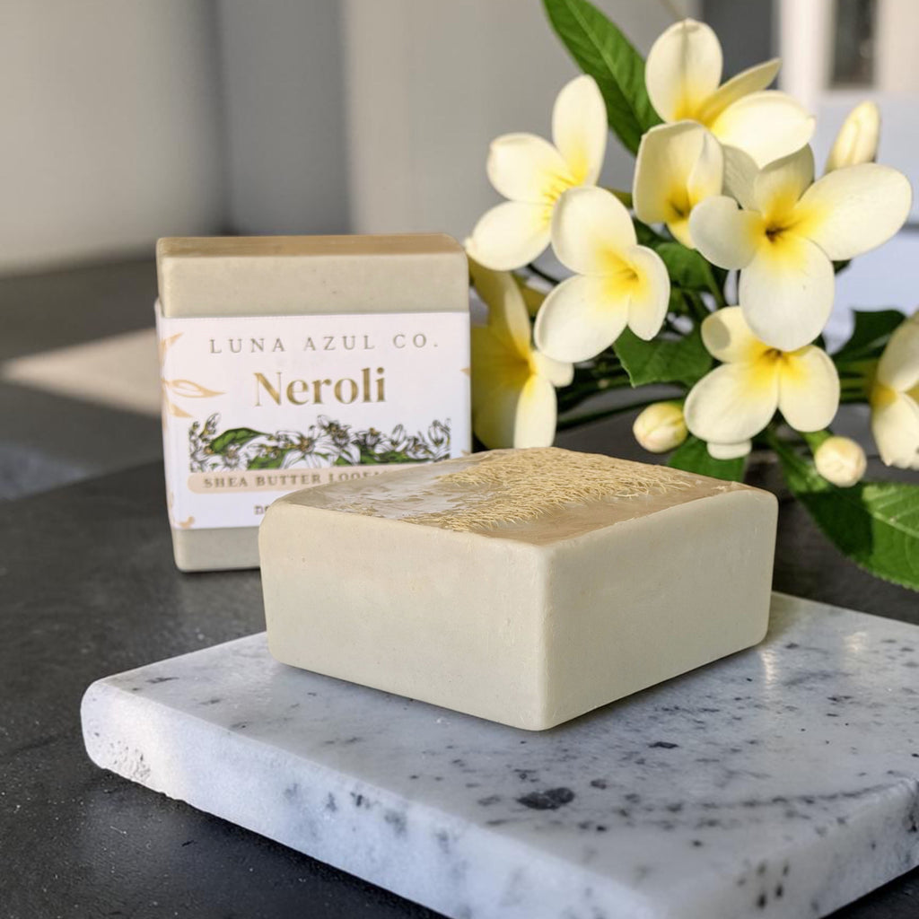 Neroli Shea Butter Loofah Soap Bar - 5.5oz