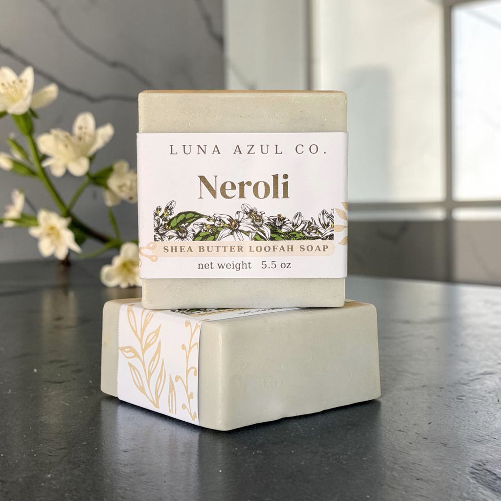 Neroli Shea Butter Loofah Soap Bar - 5.5oz