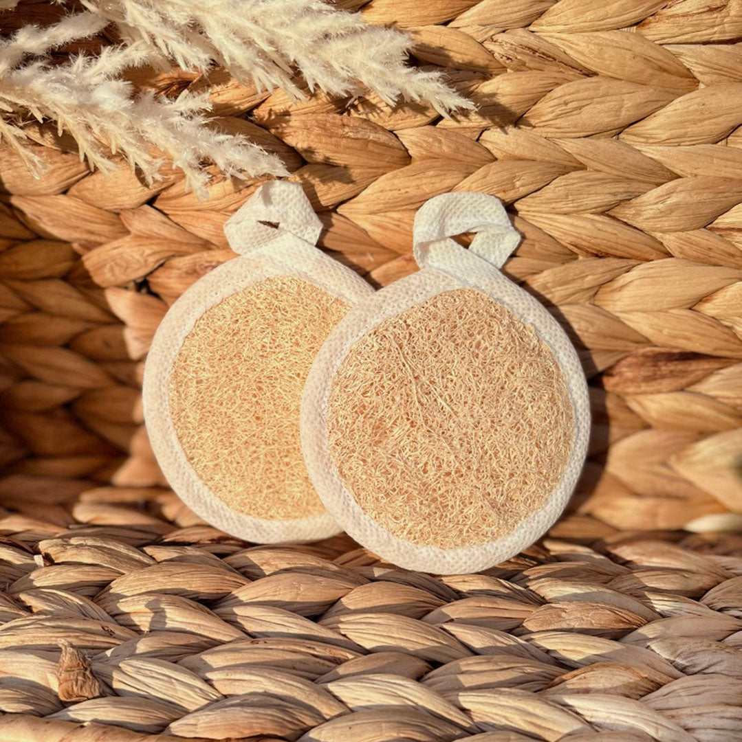 Facial Loofah Round Pads